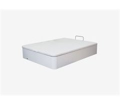 Base Flex Box Branco - Rebatível - Cama com arrumação - Roupeiro Horizontal