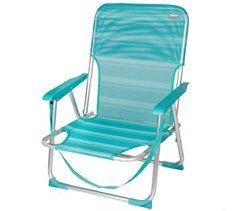 Cadeira dobrável fixa em alumínio Aktive Beach - mediterraneo