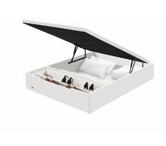 Base Flex Box Sapateira Branco - Roupeiro Horizontal - Cama com arrumação
