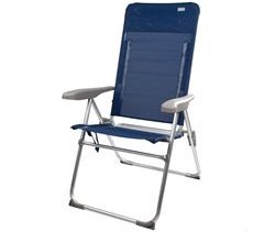 Cadeira de praia alta multiposições dobrável Slim Aktive