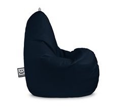 Puff Pear Relax Leatherette Outdoor Black Happers HAPPERS