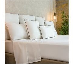  Conjunto de lençóis de cama 100% algodão orgânico branco
