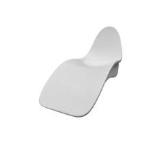 Sined VENERE Fibreglass chaise longue Anatomicamente moldado para o máximo conforto, Branco