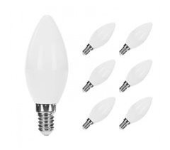 Pack de 6 lâmpadas LED de vela Raydan Home