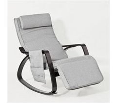 Cadeira de baloiço Relax Poltrona Design FST20-HG SoBuy