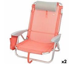 Cadeira Dobrável com Apoio para a Cabeça Flamingo