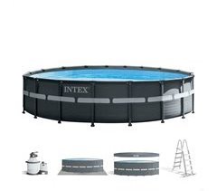 INTEX Ultra XTR Frame piscina redonda acima do solo com purificador