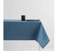 Toalha de mesa anti-manchas em algodão Abany Azul 140x180 cm