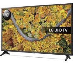 LG TV 55 polegadas 4K UHD, SmartTV webOS 6.0, 55UP75006LF