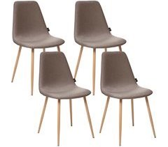 Conjunto de 4 cadeiras do tipo escandinava