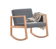 Cadeira de balanço Cadeira de balanço relaxante SoBuy FST93-HG