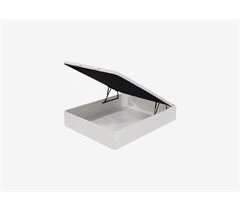 Base Flex Box Branco - Rebatível - Cama com arrumação - Roupeiro Horizontal