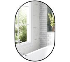 Espelho Casa de Banho Liga de alumínio, vidro HOMCOM 60x3