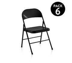 Pack 6 cadeiras dobráveis Six