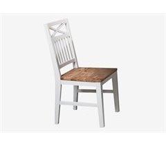 Cadeira de jantar VERSALLES madeira e branco