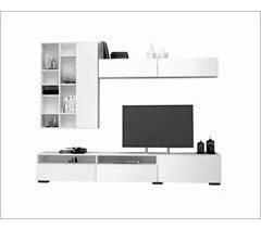 Compacto de TV White cor branca 270 cm