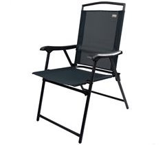 Cadeira dobrável de jardim em tecido reforçado c/braços Aktive