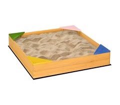 Caixa de Areia para Criança Madeira de Abeto Outsunny