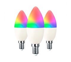 Pack de 3 lâmpadas de vela LED Smart WiFi 7hSevenOn Premium