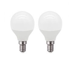 Pack de 2 lâmpadas LED esféricas Premium 7hSevenOn