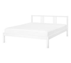 Beliani Cama com estrado Pinho VANNES 147x209