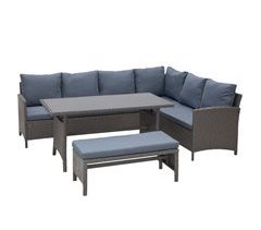 Patio Wicker Dining Set Outsunny 860-109