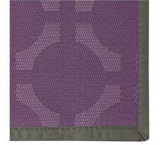 Tapete de vinil Deblon Basic, tapete de PVC antiderrapante e resistente Geom Purple, 60 x 90 cm