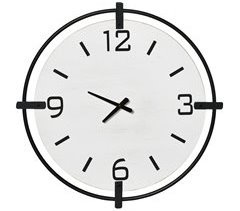  HOMCOM 830-638V00WT Relógio de parede