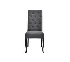 Cadeira de jantar ELODIE cor cinza escuro