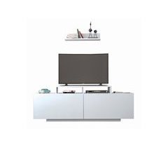 Móvel ALBI TV cor branco. 140 cm
