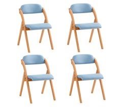 Conjunto de 4 cadeiras dobráveis FST92-Nx4 SoBuy