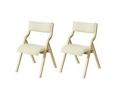 Conjunto de 2 cadeiras dobráveis SoBuy FST40-Wx2
