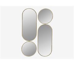 Conjunto de 4 espelhos de parede HANNA marca ECOANYA