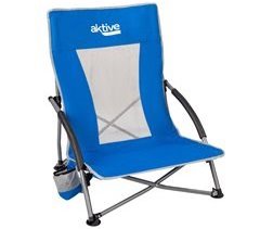 Cadeira de praia dobrável em tecido Aktive