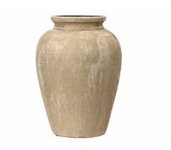 Vaso de terracota VIELHA cerâmica dourada