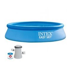 Piscina insuflável INTEX Easy Set com sistema de filtragem