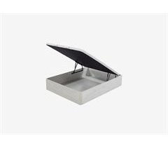 Base Flex Box Cinza - Rebatível - Cama com arrumação - Roupeiro Horizontal