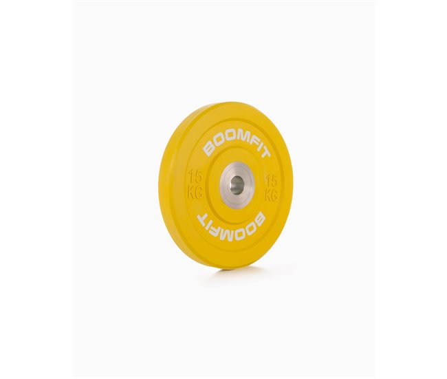 Disco de Competição 15Kg - BOOMFIT Amarelo