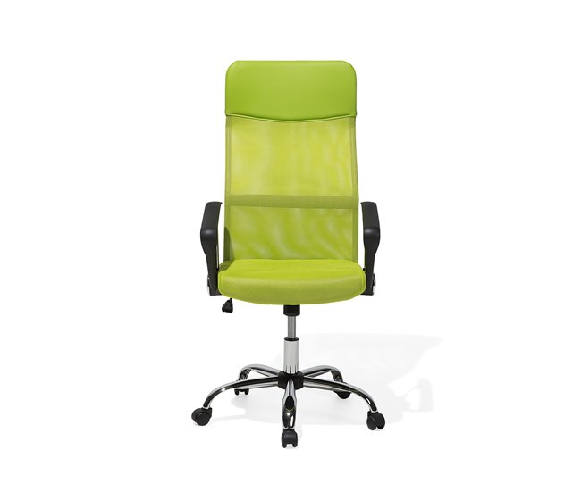 Beliani Cadeira de escritório DESIGN Verde