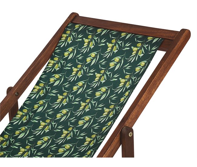 Beliani Cobertura para cadeira de jardim ANZIO/AVELLINO Verde Escuro