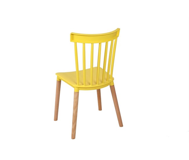Cadeira de cozinha fixa FATIMA em várias cores Amarelo