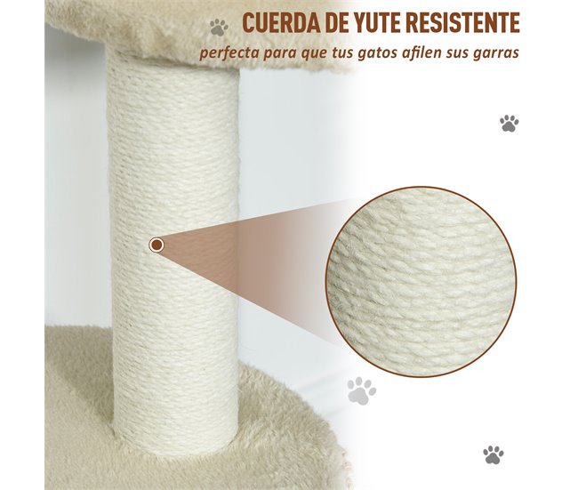 Árvore de gato PawHut D30-324 Multicor