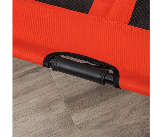 Cama Elevada para Cães PawHut D1-0238 Vermelho