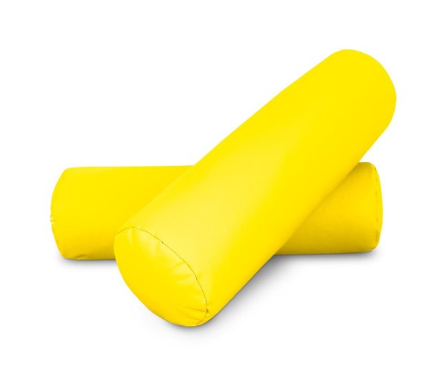 Pacote de almofadas de rolo postural HAPPERS 50x15 Amarelo