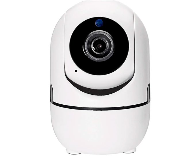 Câmera de segurança e vigilância sem fio 1080p rotação 360º Branco