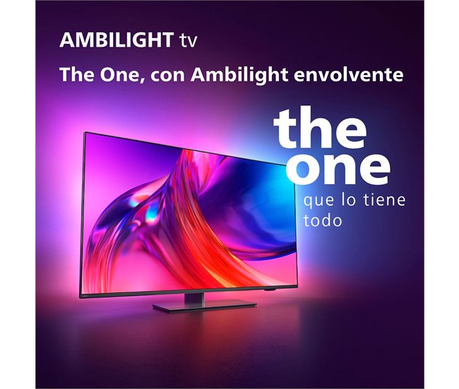 Smart TV The One 55PUS8818 TV Ambilight 4K Preto