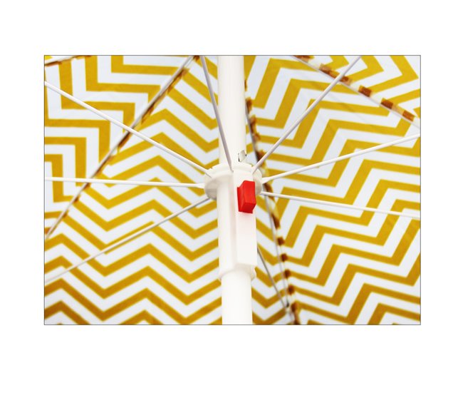  Acomoda Textil - Guarda-sol de praia e espigão de suporte Amarelo