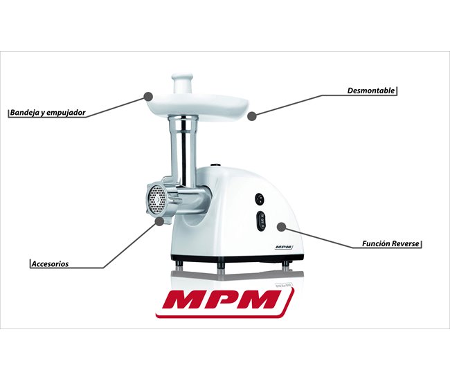 Picadora de carne MPM MMM-05 Branco