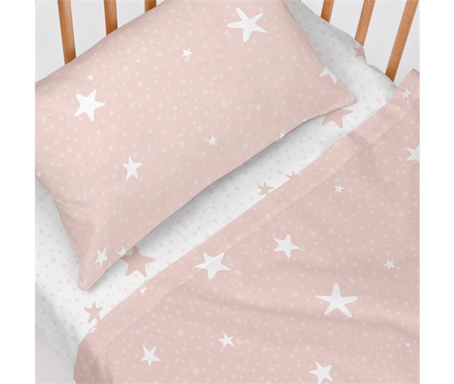 Little star pink jogo de lençol 