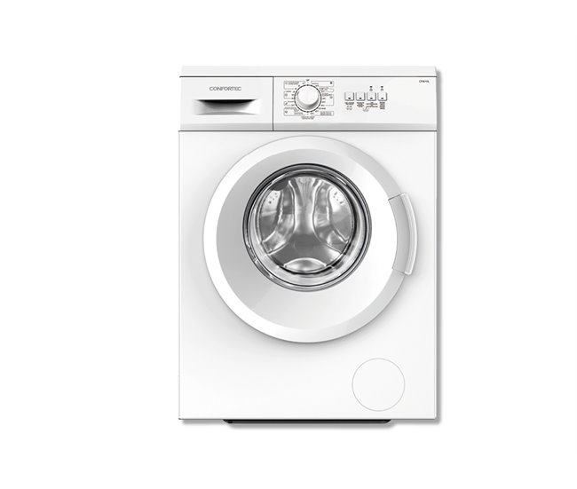 Máquina lavar Roupa CONFORTEC CF6010L 6Kg 1000rpm branca Classe E Branco